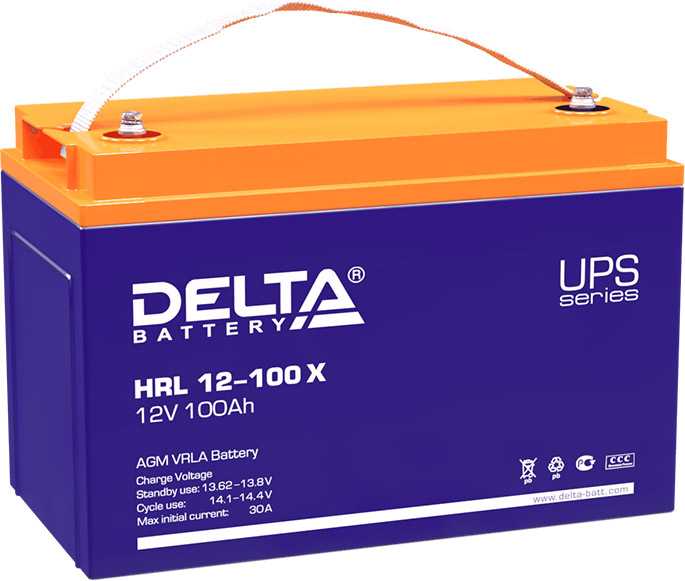 Delta HRL 12-100 X Аккумуляторы фото, изображение