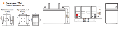 Leoch DJM 1260 Аккумуляторы фото, изображение